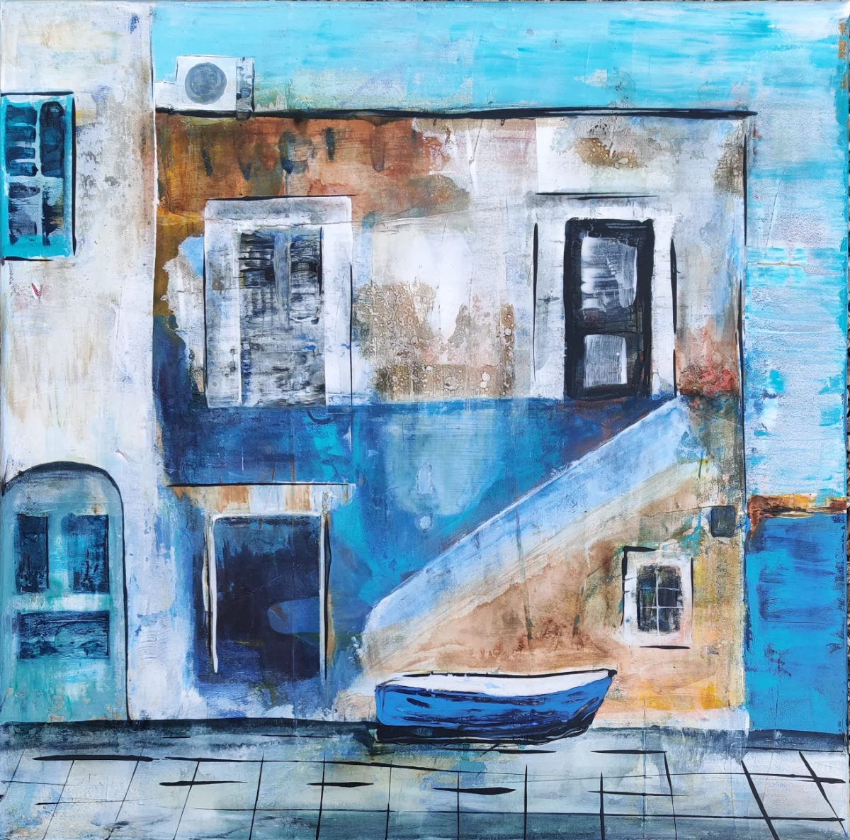 Das Boot im Trockenen