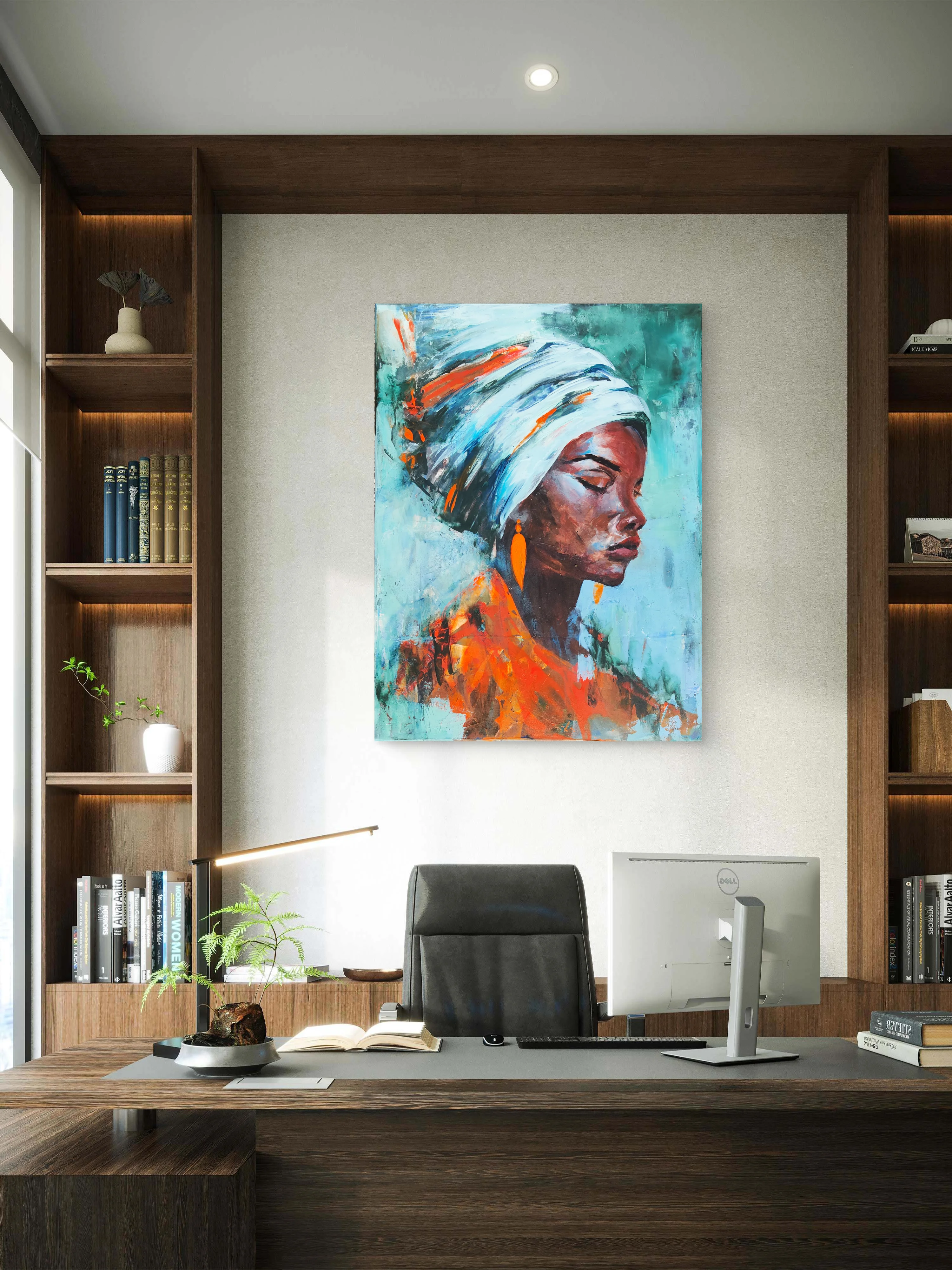 die-koenigin-des-ausdrucks - Im Raum