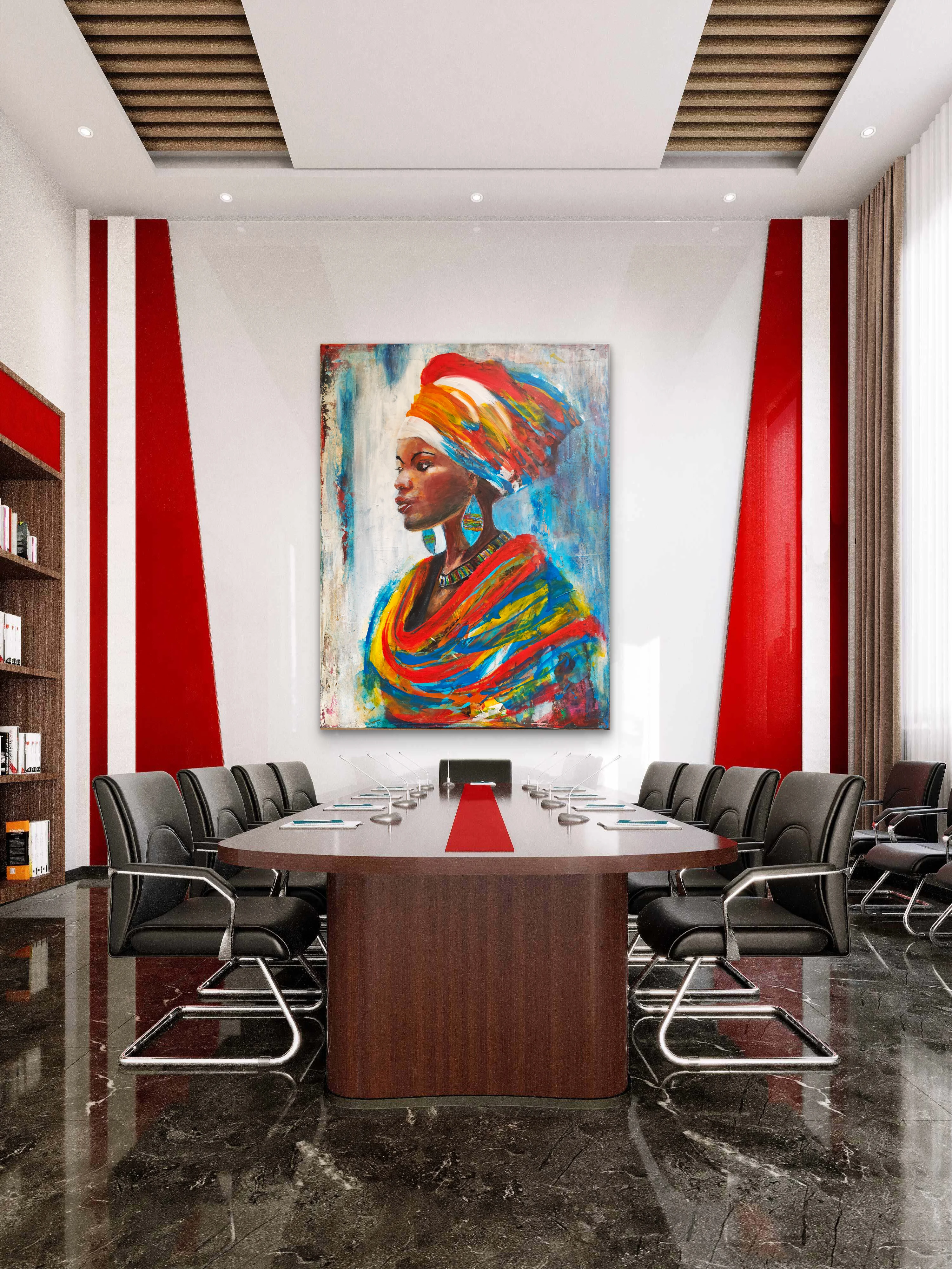 eleganz-in-stoff-und-farbe - Im Raum